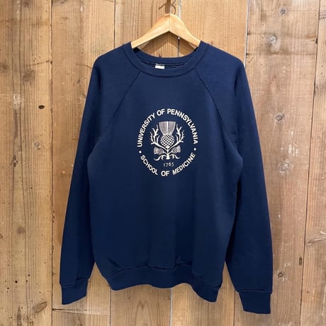 80s TULTEX Print Sweat Shirt