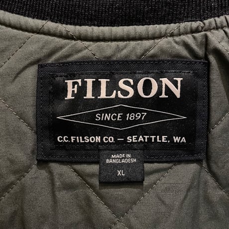 FILSON Primaloft Lined Nylon/Cotton Cruiser Vest