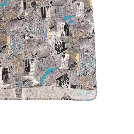90s- UNIONBAY All Over Print Rayon Shirt