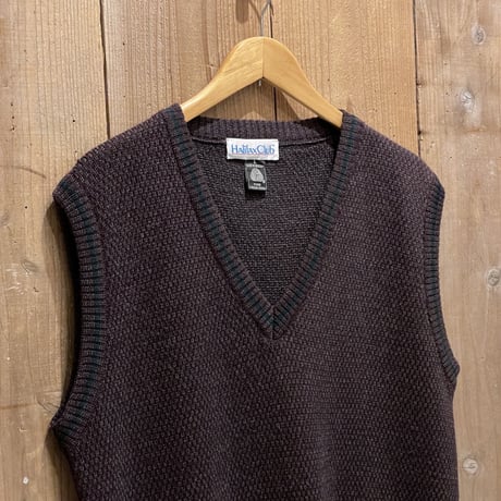 Halifax Club Wool Knit Vest