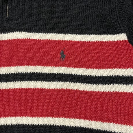Polo Ralph Lauren Quarter Zip Cotton Sweater