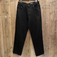 90’s Eddie Bauer  Black Denim Pants W35