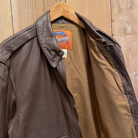 COOPER A-2 Leather Flight Jacket