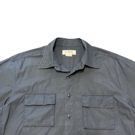 00s- J.CREW Cotton Officers Shirt