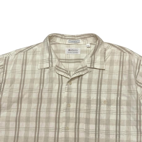 60s- Moffett’s Cotton Open Collar Shirt