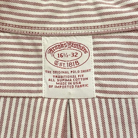 90s- Brooks Brothers Polo Collar Shirt