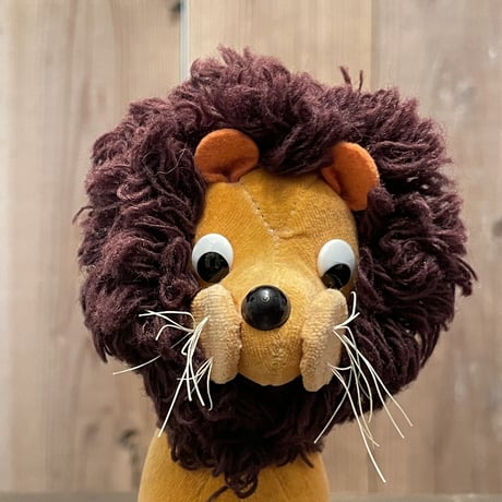 50’s~ Unknown Lion Plush Doll