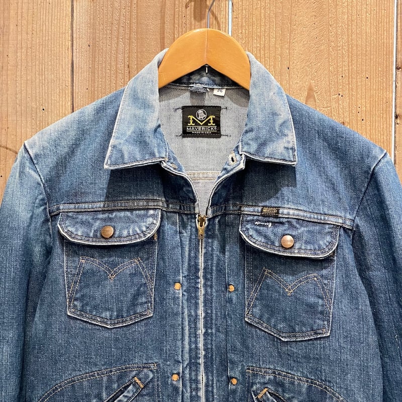 70's USA製 MAVERICK 3JO3MJ デニムジャケット 124MJ 70's 70's USA製 MAVERICK 3JO3MJ デニムジャケット 124MJ 70's