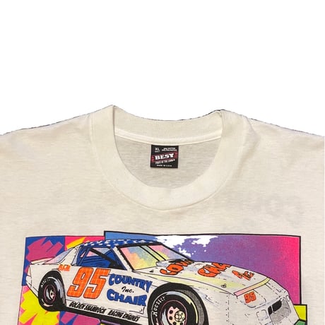 90's FRUIT OF THE LOOM ANDY HOUSTON Racing T-shirt