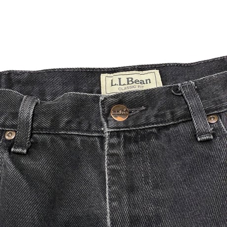 00s- L.L.Bean Black Denim Pants