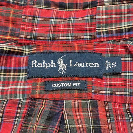 00's- Polo Ralph Lauren Patchwork B.D Shirt