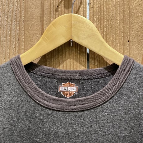 07’s HARLEY-DAVIDSON Bar & Shield Logo RINGER T-Shirt