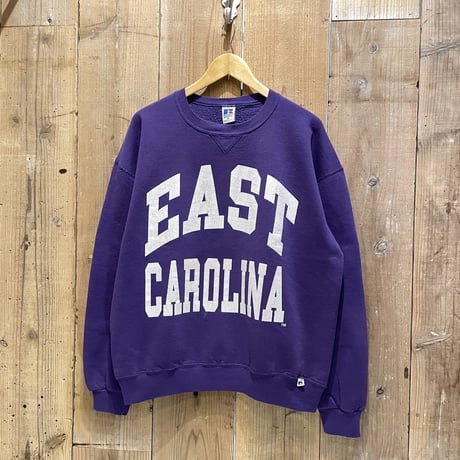 90's RUSSEL ATHLETIC Collage Print Sweat Shirt
