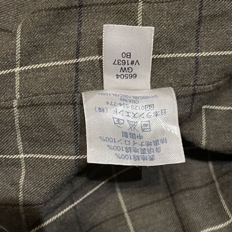 00s LANDS’ END Flannel Lined Field Coat