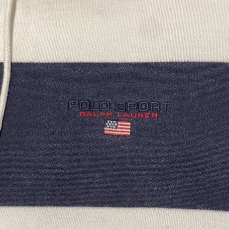 90s Polo Ralph Lauren Striped Hoodie