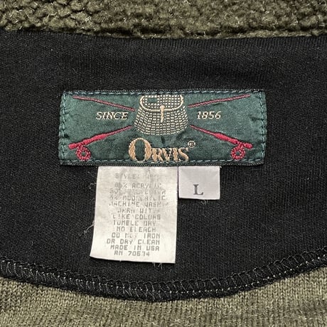 90’s~ ORVIS Quarter Zip Fleece Jacket