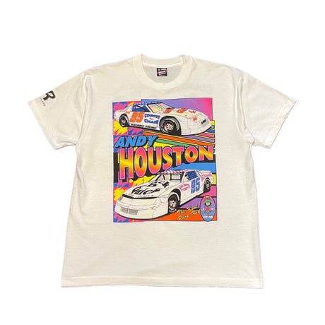 90's FRUIT OF THE LOOM ANDY HOUSTON Racing T-shirt