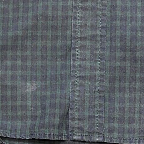 90s- Tommy Hilfiger Black Watch Cotton B.D Shirt
