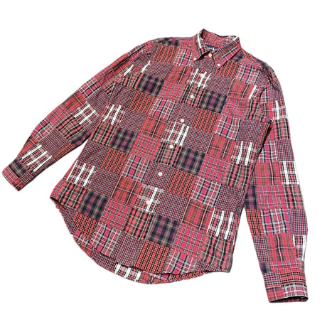 00's- Polo Ralph Lauren Patchwork B.D Shirt
