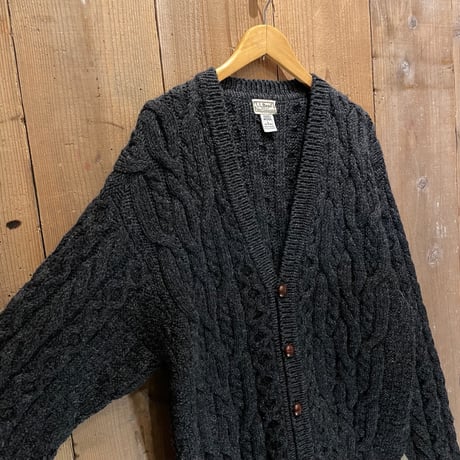 L.L.Bean Aran Knit Cardigan