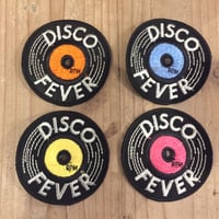 DISCO FEVER 70's Vintage Record Patch