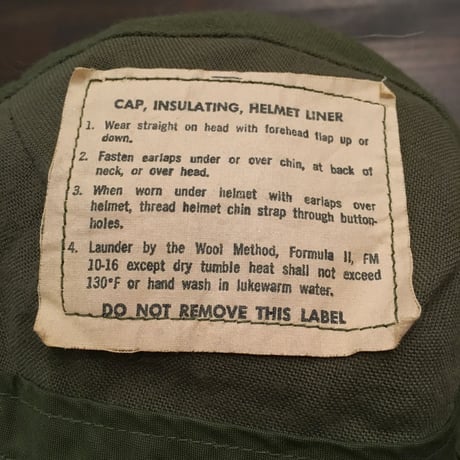 70’s U.S.ARMY Helmet Liner Cap