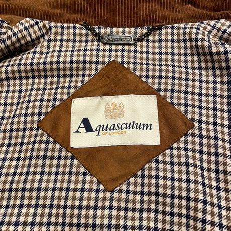 Aquascutum Wool Lined Suede Half Coat