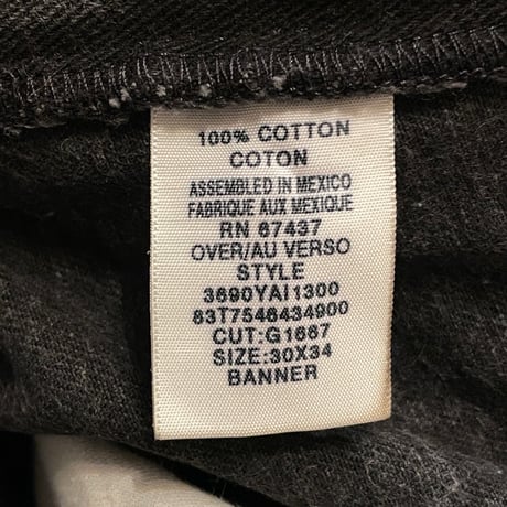90s POLO JEANS CO. Black Denim Jeans