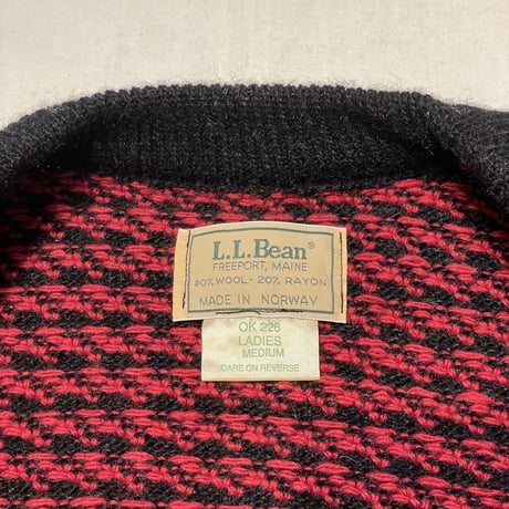 -90s L.L.Bean Bird’s Eye Cardigan