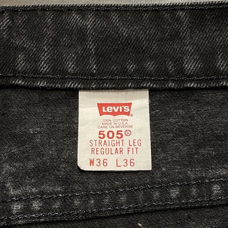 94’s Levi’s 505 Black Jeans