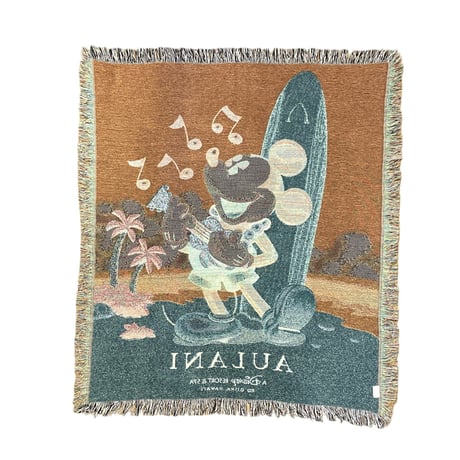 AULANI DISNEY RESORT Mickey Mouse Cotton/Acrylic Blanket