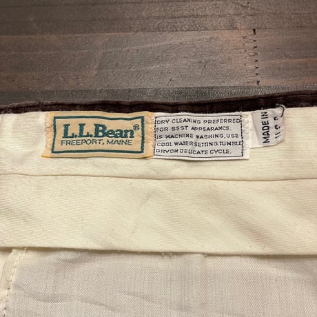 70’s~ L.L.Bean Corduroy Pants W33