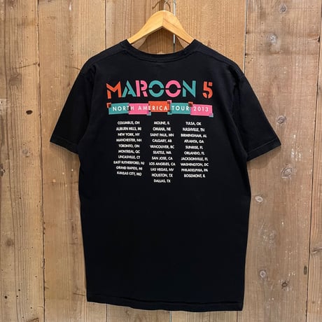 13’s American Apparel MAROON 5 TOUR T-Shirt