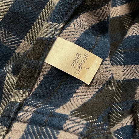 00s- FIVE BROTHER Heavyweight Flannel Shirt