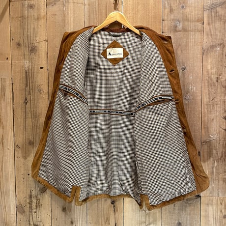 Aquascutum Wool Lined Suede Half Coat