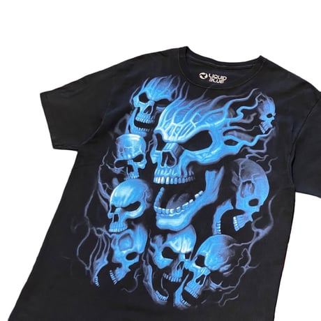 13's LIQUID BLUE Skulls T-Shirt