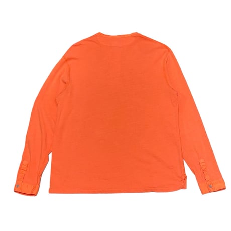 90s- Polo Ralph Lauren Henry Neck Waffle Shirt
