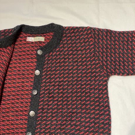 80’s L.L.Bean Bird’s Eye Cardigan