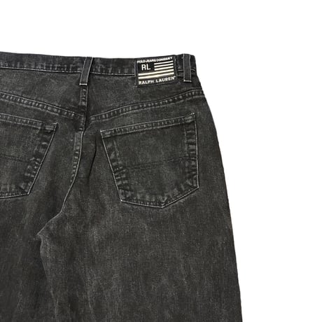 90s POLO JEANS CO. Black Denim Jeans
