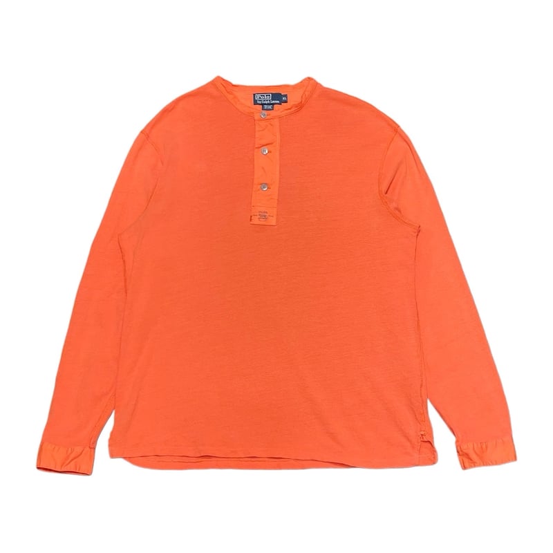 トップス 90s polo by ralph lauren henry neck 90s- Polo Ralph Lauren Henry Neck Waffle Shirt
