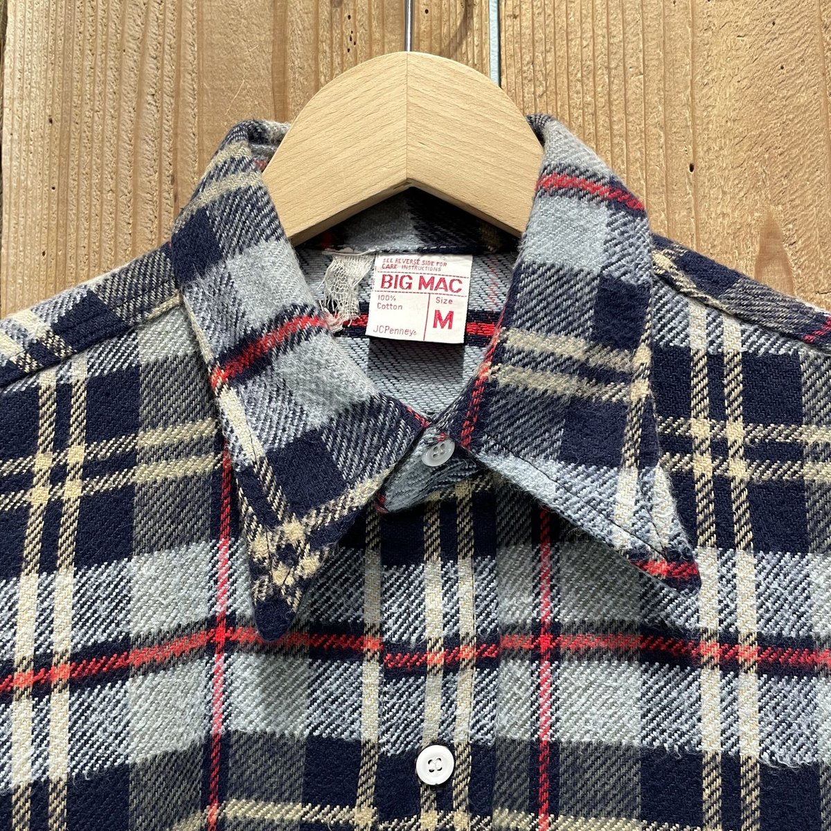 70’s BIG MAC Heavy Weight Flannel Shirt M