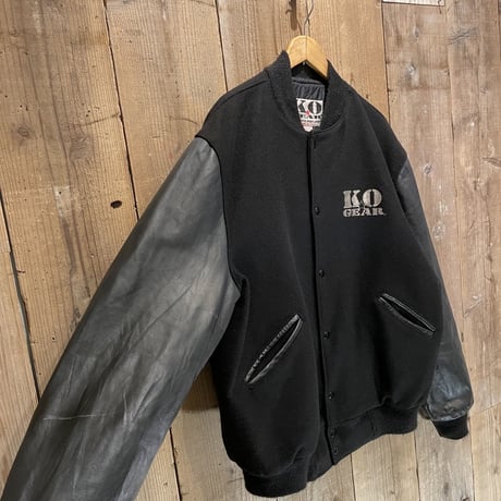 KO GEAR Leather Wool Varsity Jacket