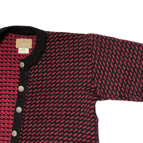-90s L.L.Bean Bird’s Eye Cardigan