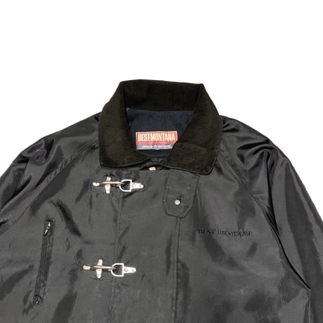 90s- BESTMONTANA Fireman Jacket BLACK