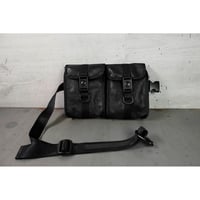 Genuine Leather Tactical Bandolier Pouch / Double Design