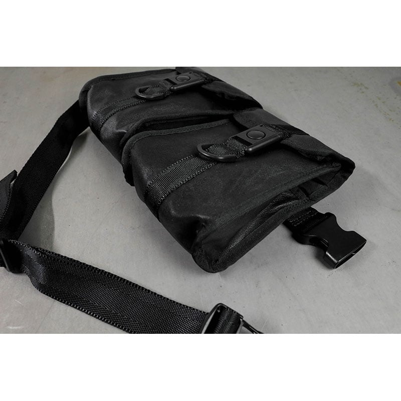 Genuine Leather Tactical Bandolier Pouch / Doub