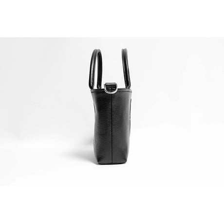 Leather Mini Tote Bag 001 / ModernPirtaes Skull Design