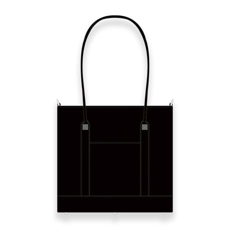Leather Medium Tote Bag 001 / 2Pyramid Design
