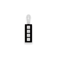 Leather Nano Wallet ( Key Holder Type ) / Piramid Spots Design
