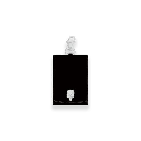 Leather Mobile Ashtray /  ModernPirtaes Skull Face Spots Design